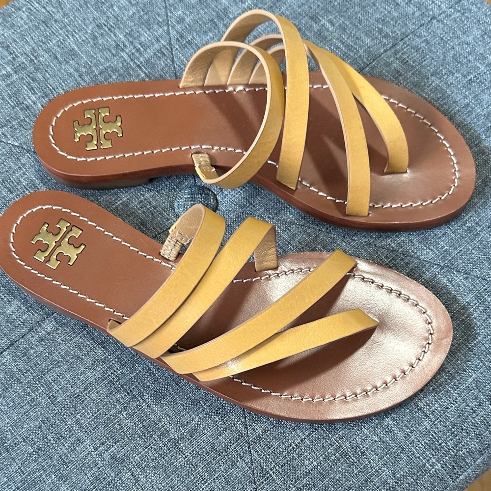 LAST CHANCE OFFER: Tory Burch Mustard Strappy Sandals